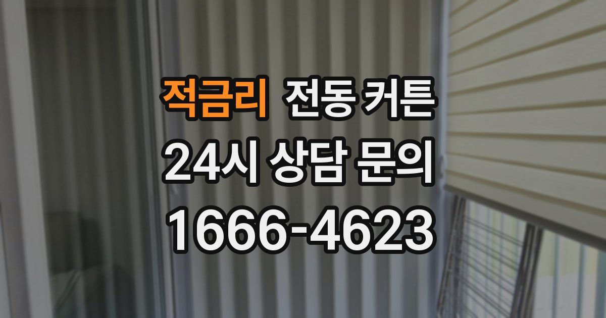 적금리 전동 커튼