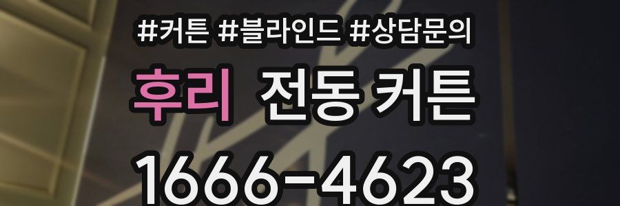 후리 전동 커튼