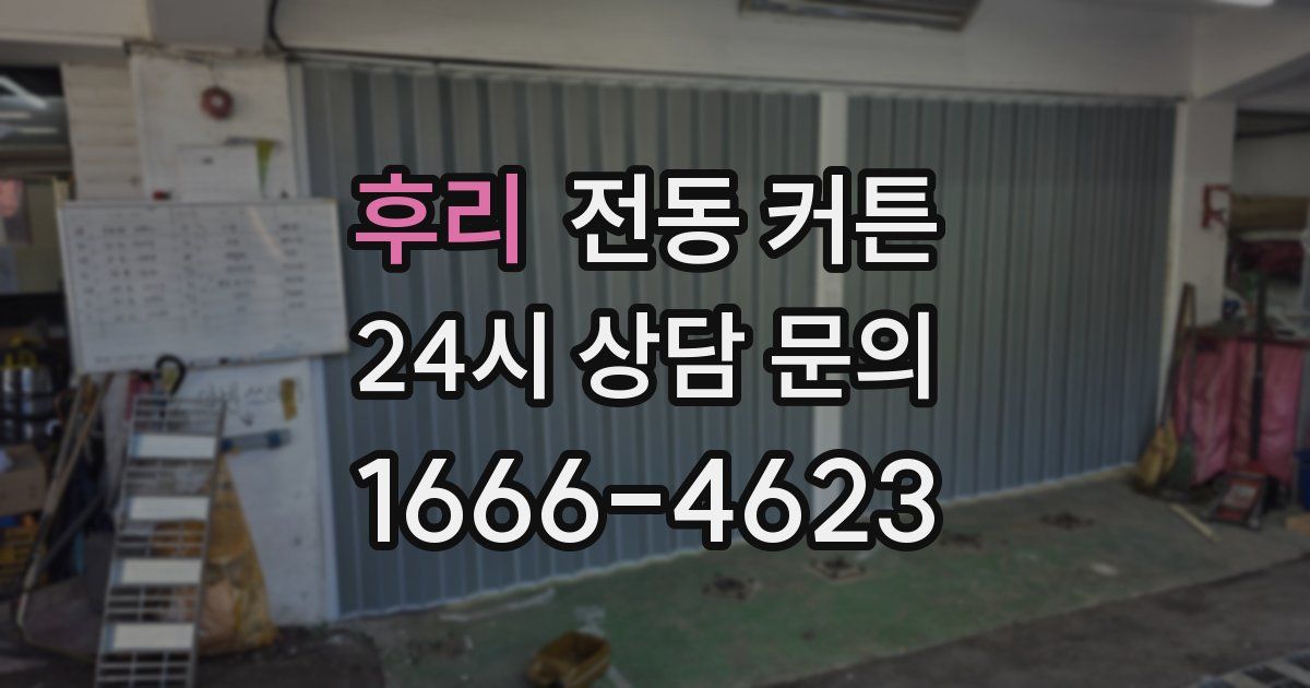 후리 전동 커튼