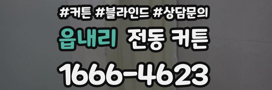 읍내리 전동 커튼