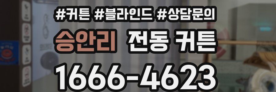 승안리 전동 커튼