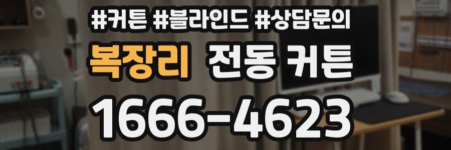 복장리 전동 커튼