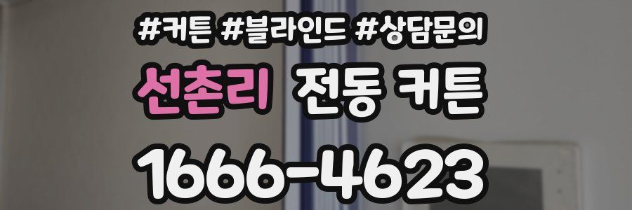 선촌리 전동 커튼