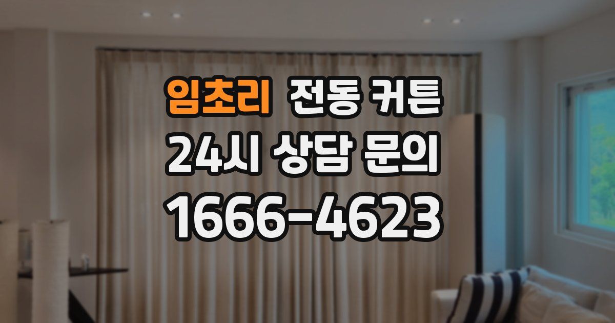 임초리 전동 커튼