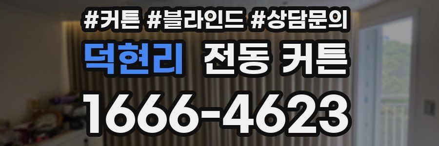 덕현리 전동 커튼