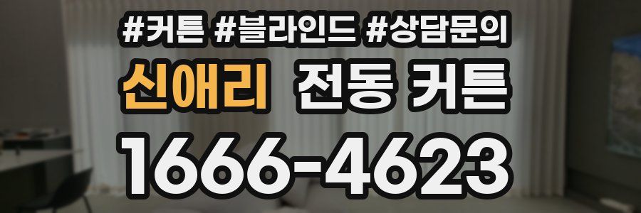신애리 전동 커튼