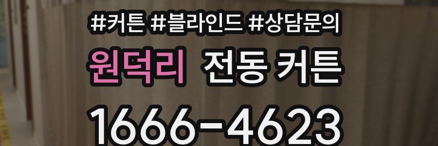 원덕리 전동 커튼