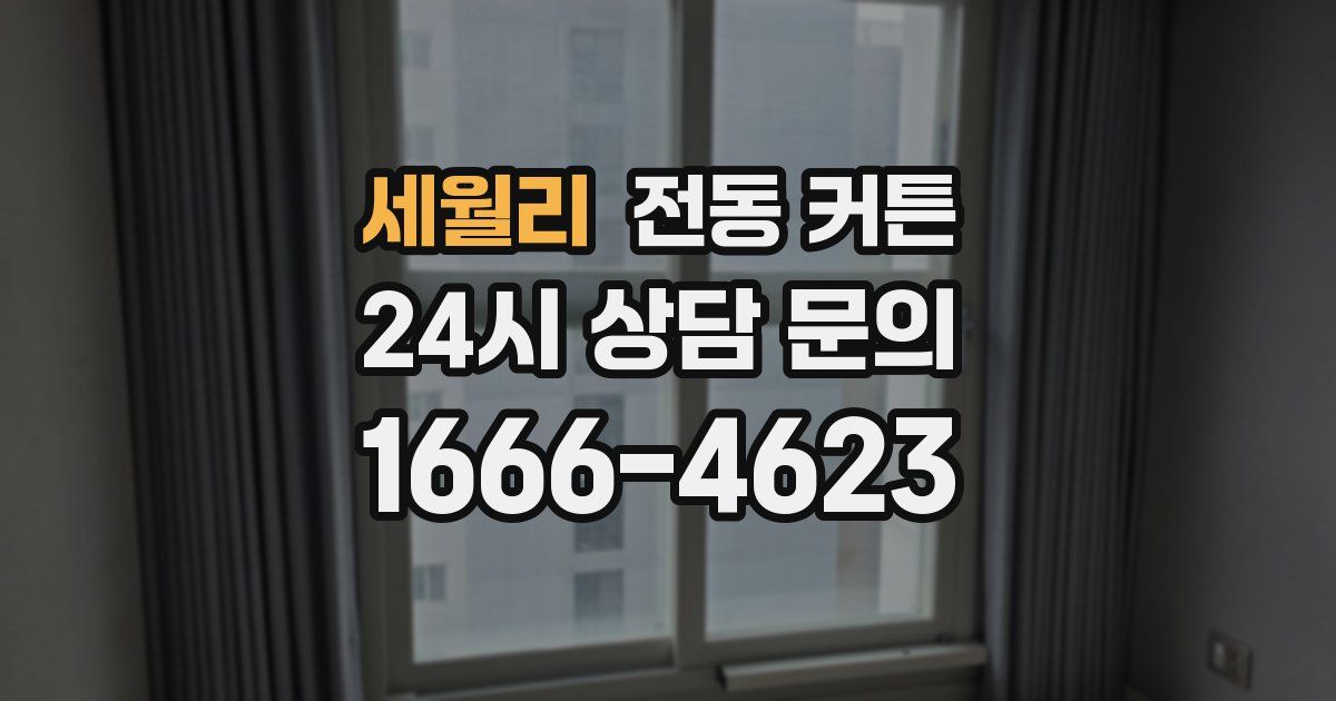 세월리 전동 커튼
