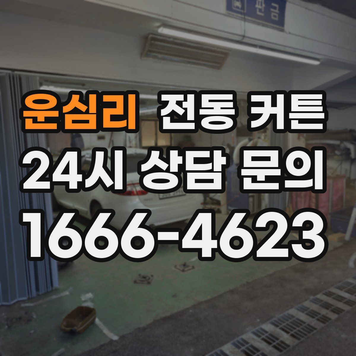 운심리 전동 커튼