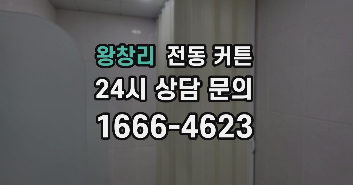왕창리 전동 커튼