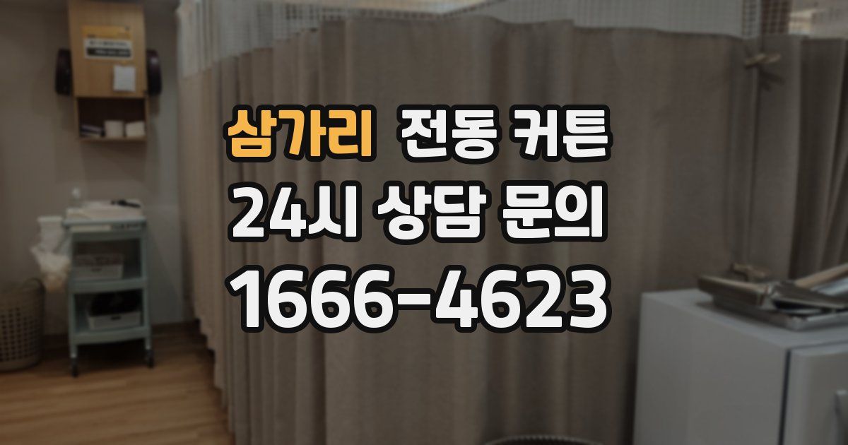 삼가리 전동 커튼