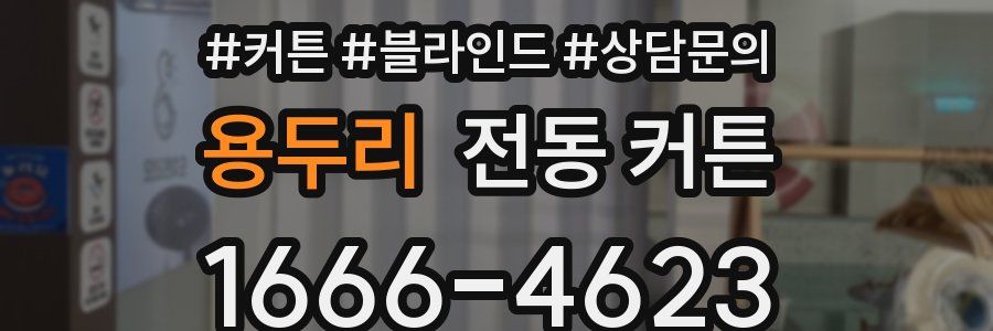 용두리 전동 커튼