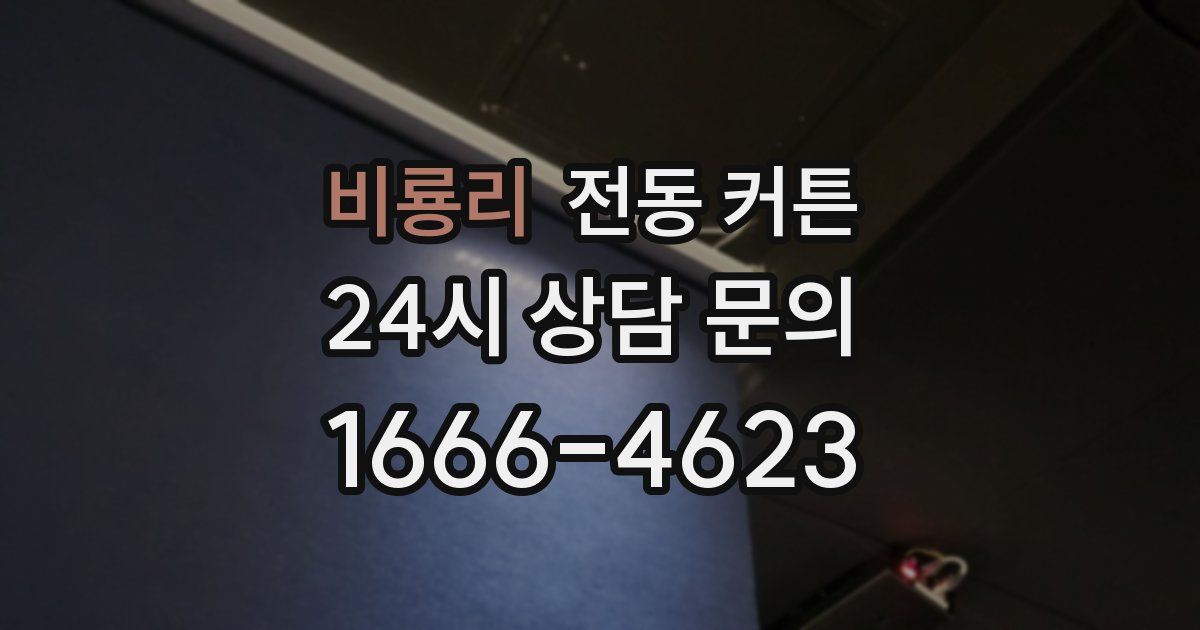 비룡리 전동 커튼