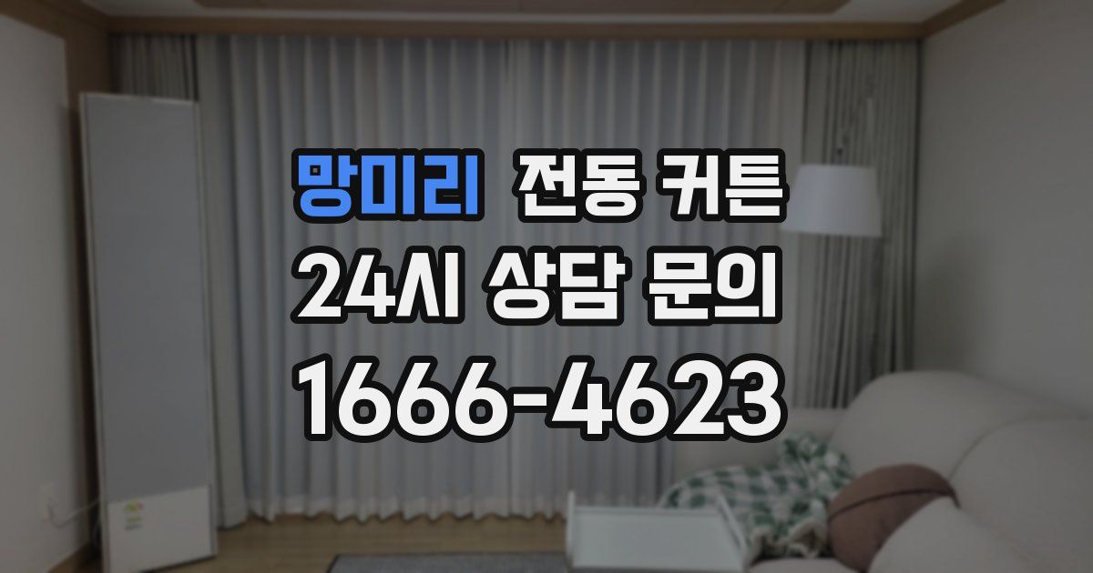 망미리 전동 커튼