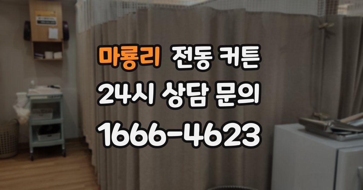 마룡리 전동 커튼