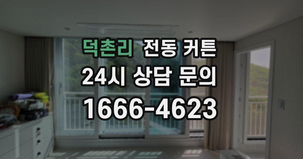 덕촌리 전동 커튼