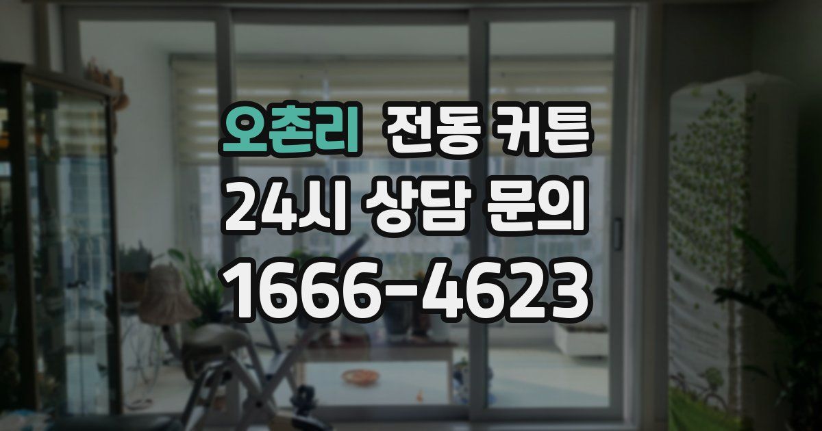 오촌리 전동 커튼