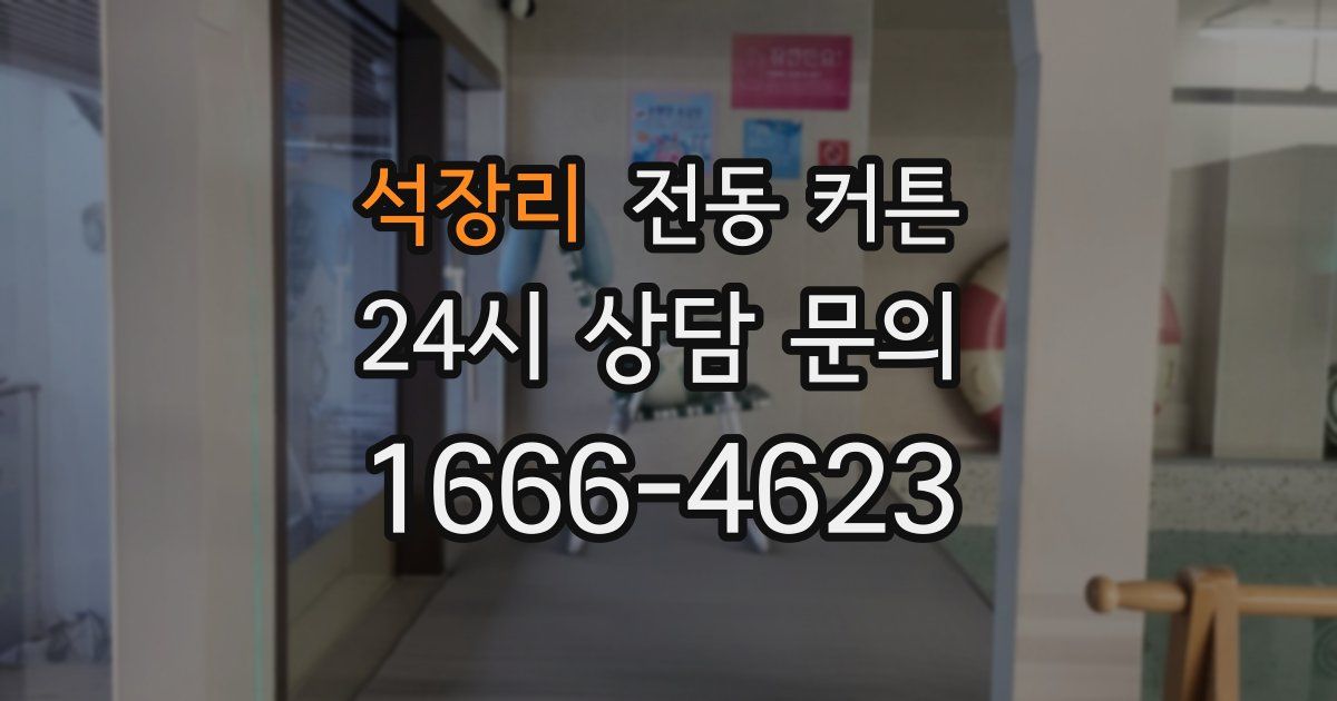 석장리 전동 커튼
