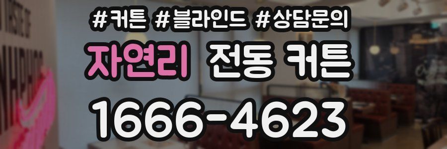 자연리 전동 커튼