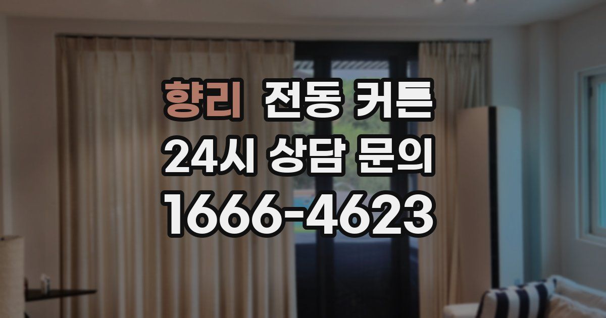 향리 전동 커튼