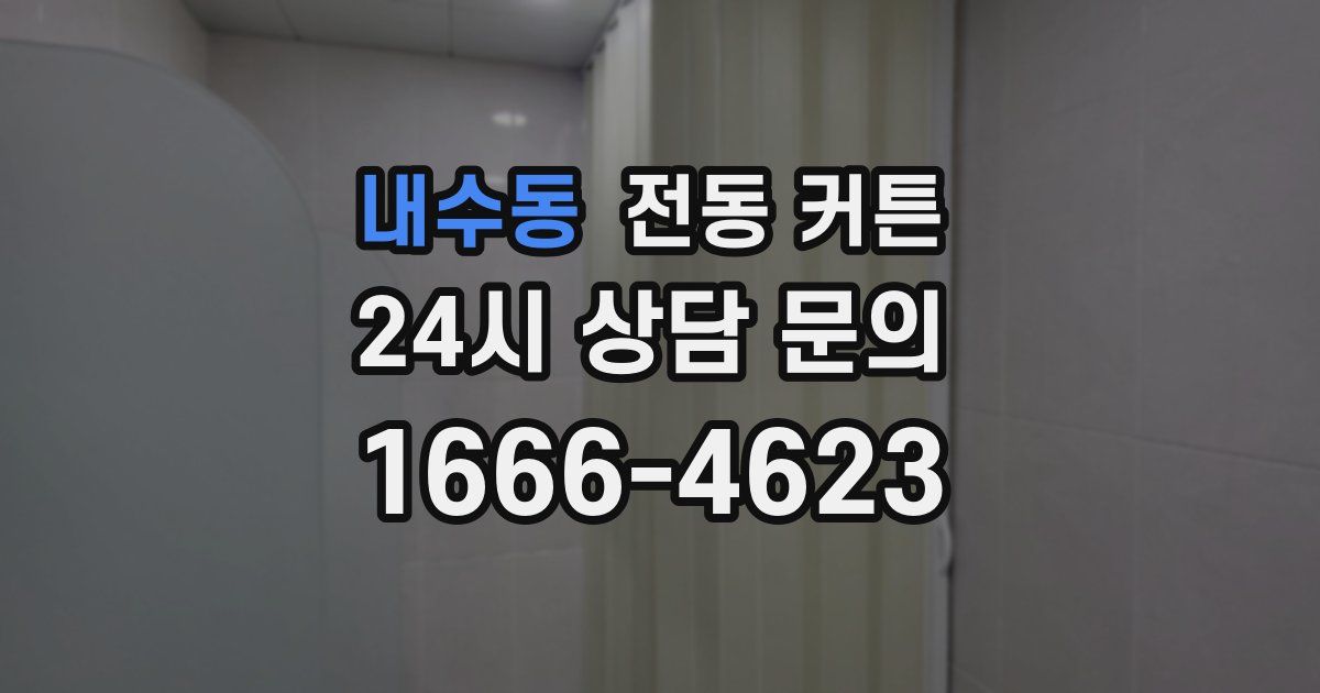 내수동 전동 커튼