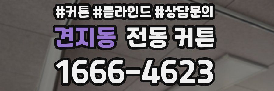 견지동 전동 커튼