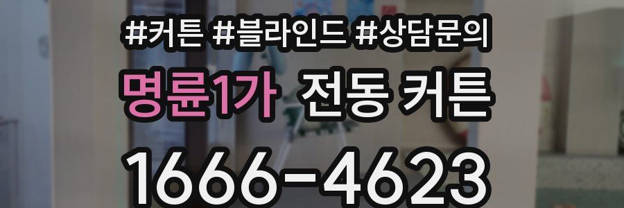 명륜1가 전동 커튼