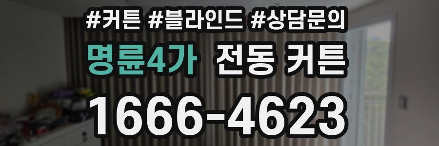 명륜4가 전동 커튼