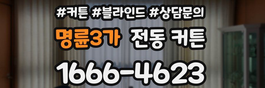 명륜3가 전동 커튼