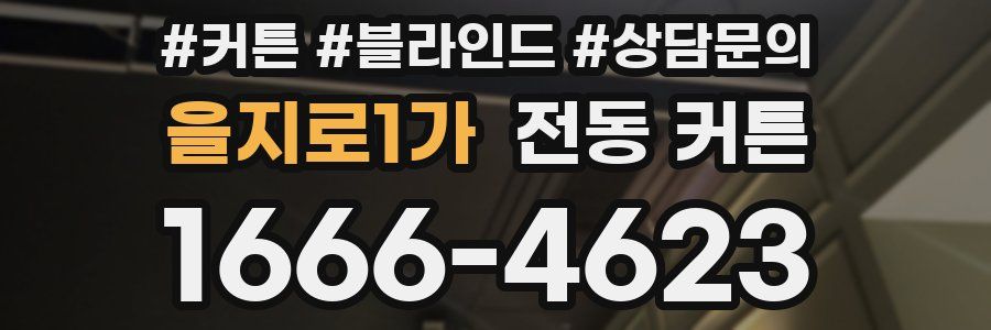 을지로1가 전동 커튼