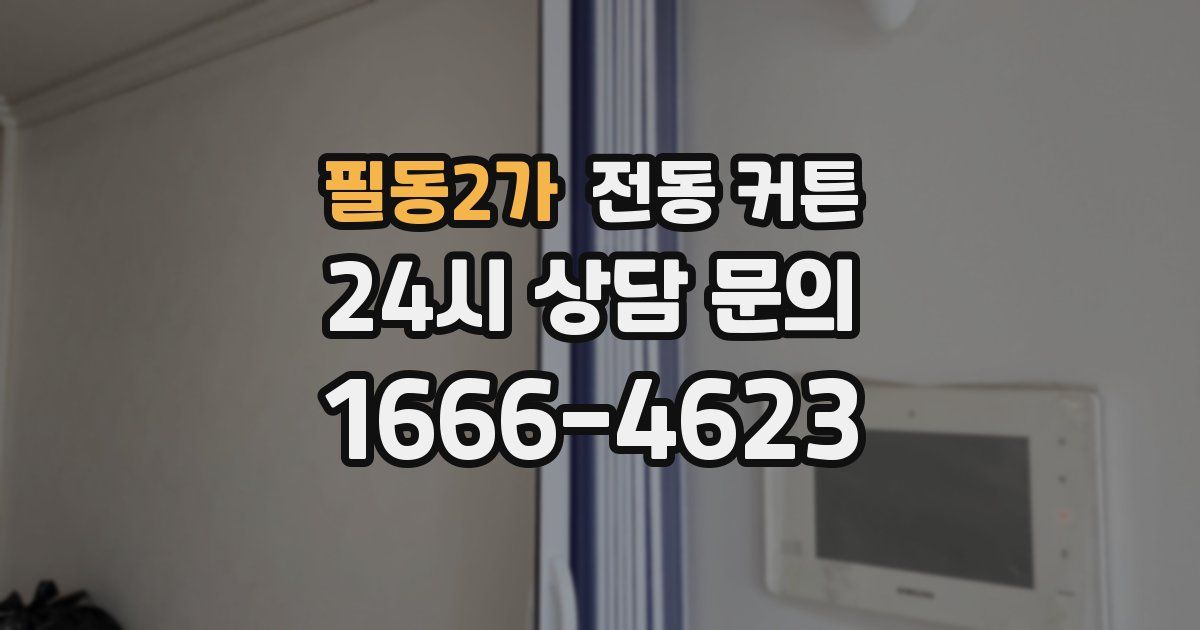 필동2가 전동 커튼