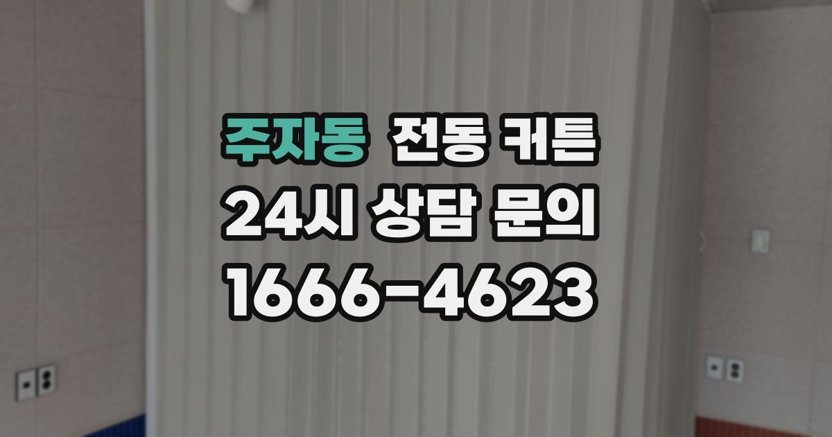 주자동 전동 커튼