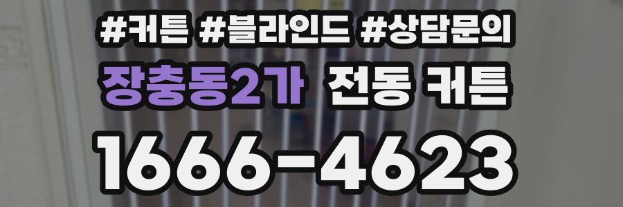 장충동2가 전동 커튼