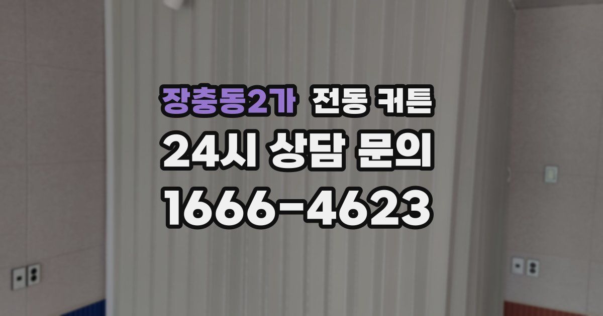 장충동2가 전동 커튼