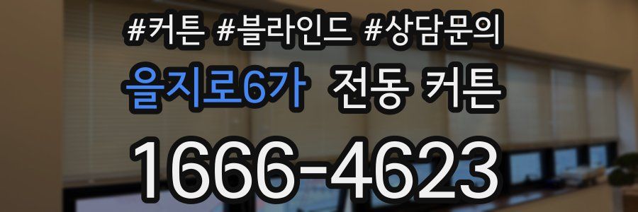 을지로6가 전동 커튼