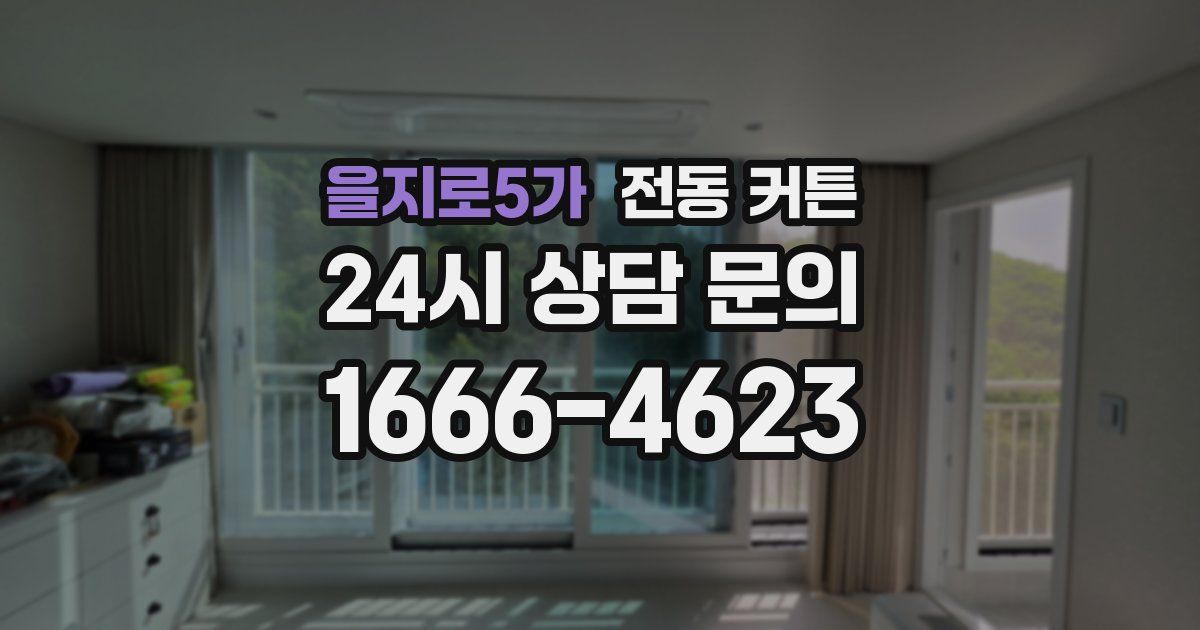 을지로5가 전동 커튼