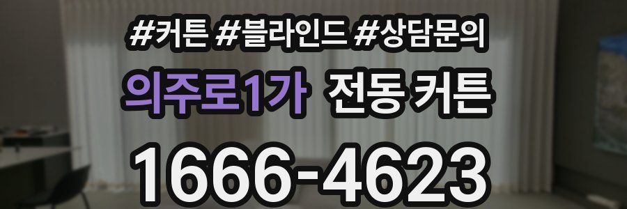 의주로1가 전동 커튼