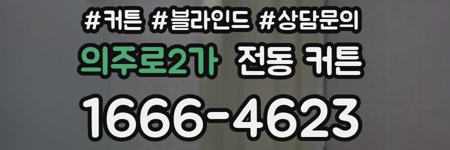 의주로2가 전동 커튼