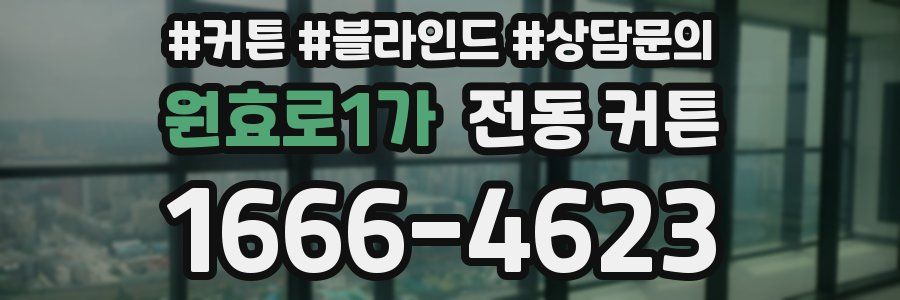 원효로1가 전동 커튼