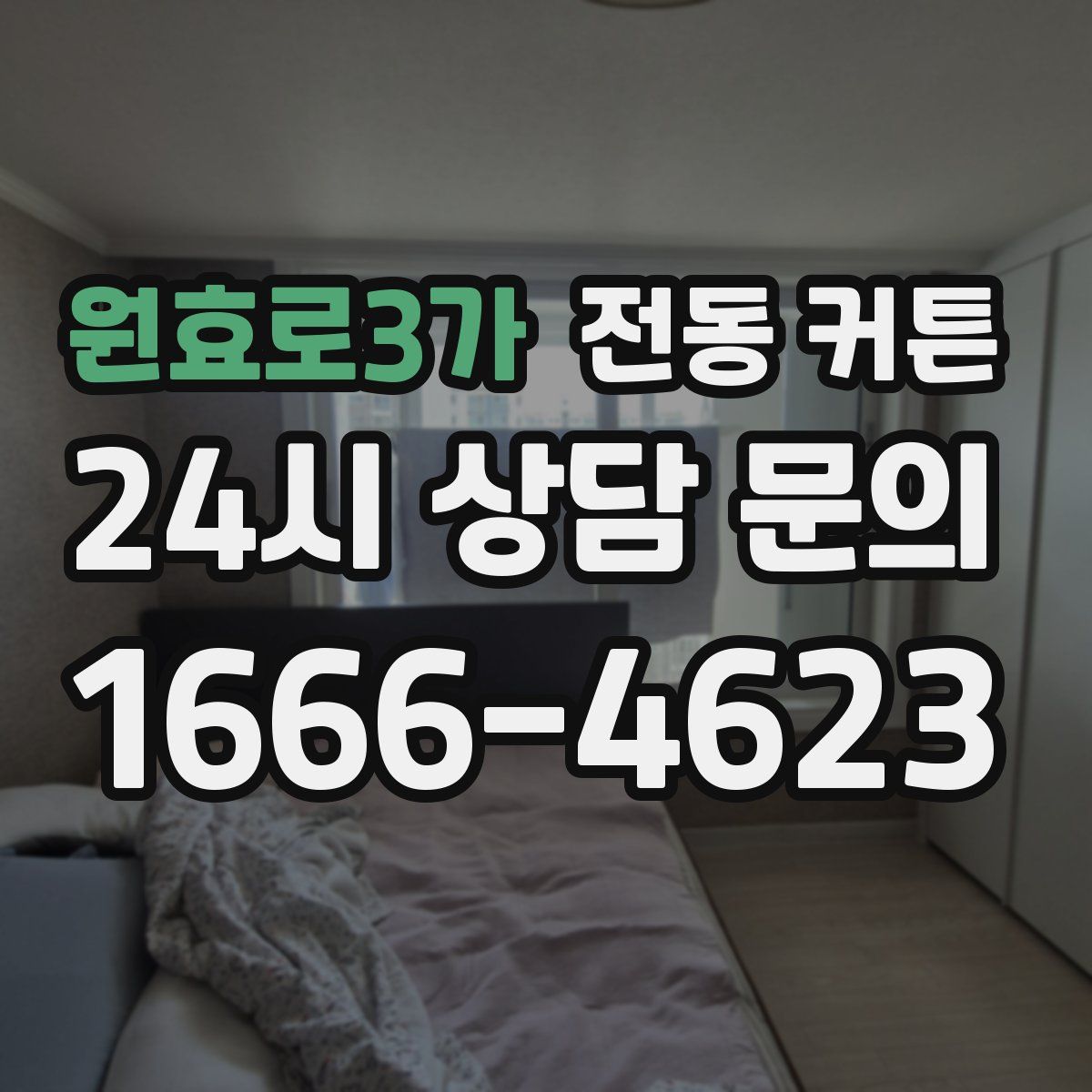 원효로3가 전동 커튼