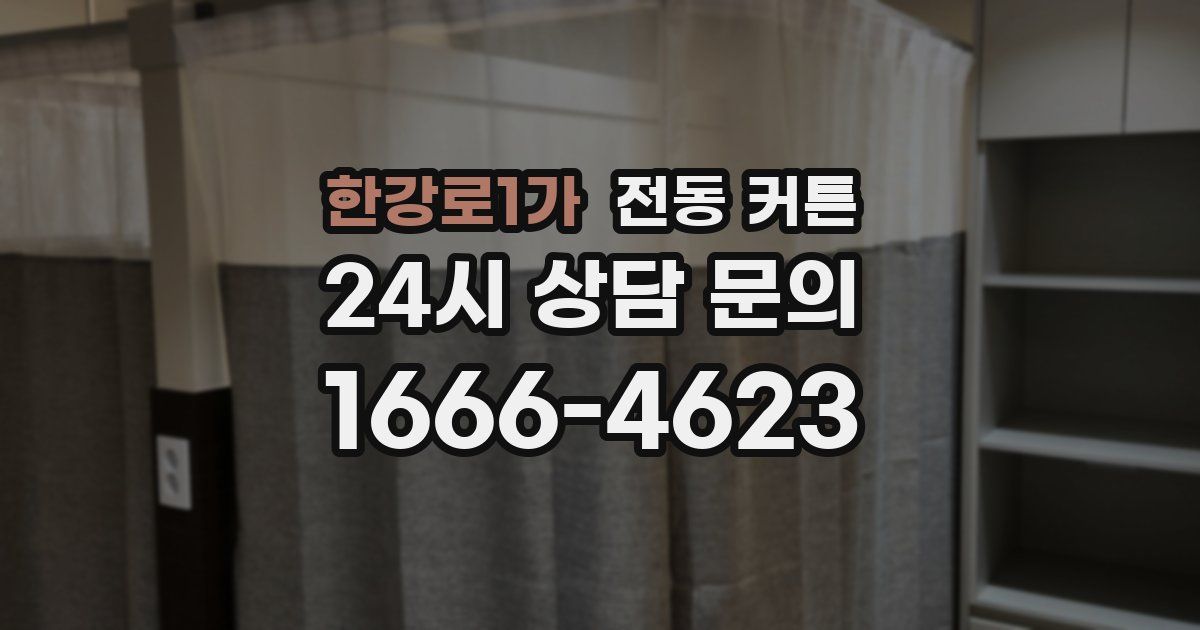 한강로1가 전동 커튼