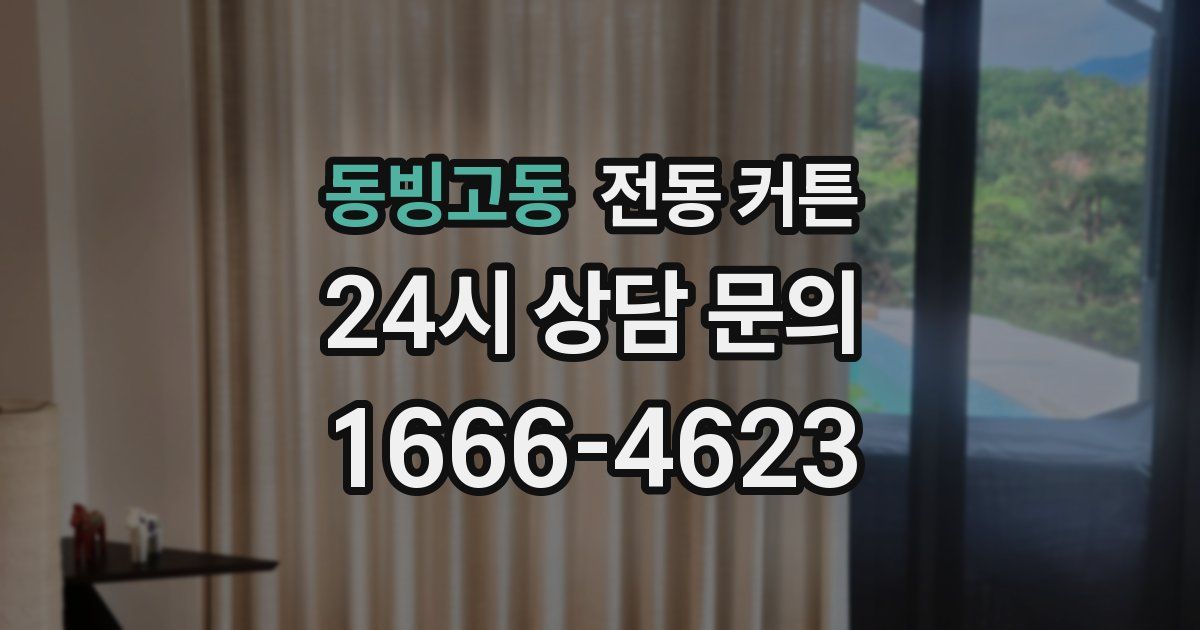 동빙고동 전동 커튼