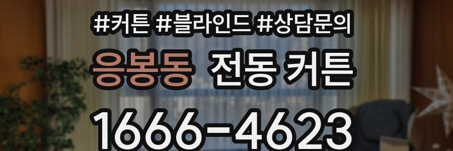응봉동 전동 커튼
