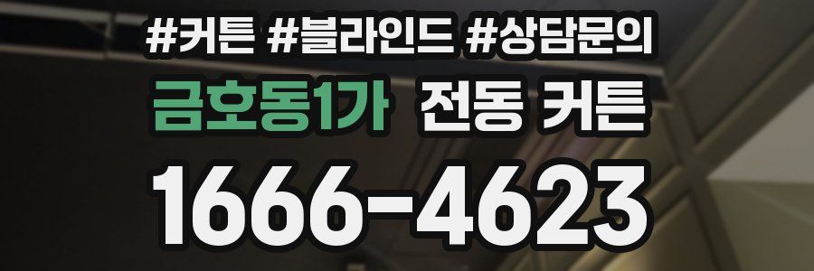 금호동1가 전동 커튼