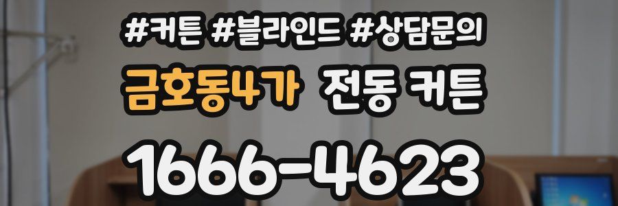 금호동4가 전동 커튼