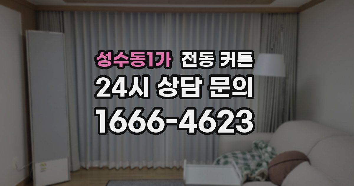 성수동1가 전동 커튼