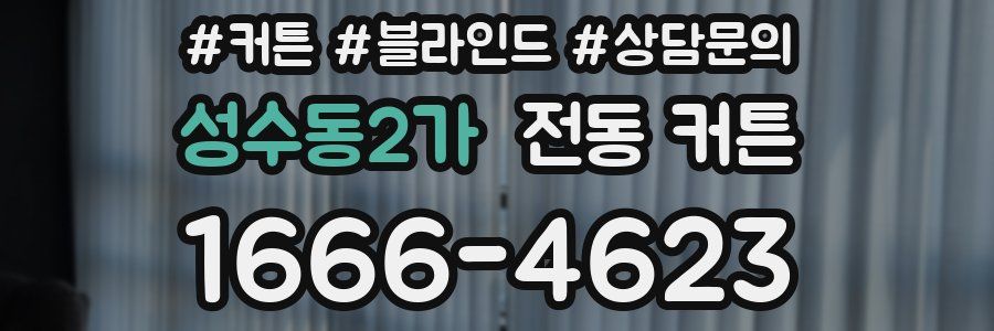 성수동2가 전동 커튼