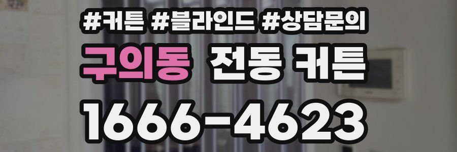 구의동 전동 커튼