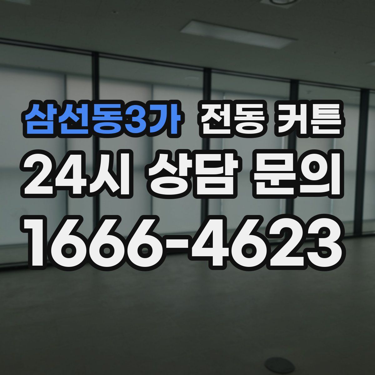 삼선동3가 전동 커튼