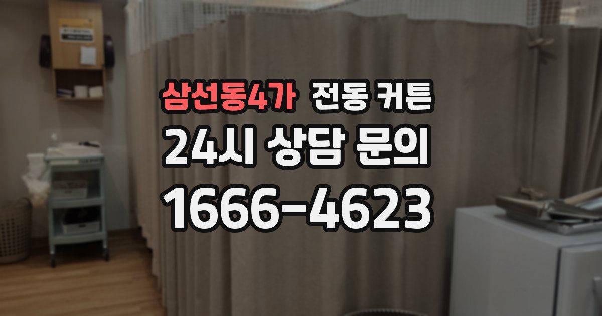 삼선동4가 전동 커튼